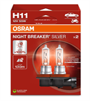 Osram Night Breaker Silver H11 +100% lys (2 stk.)